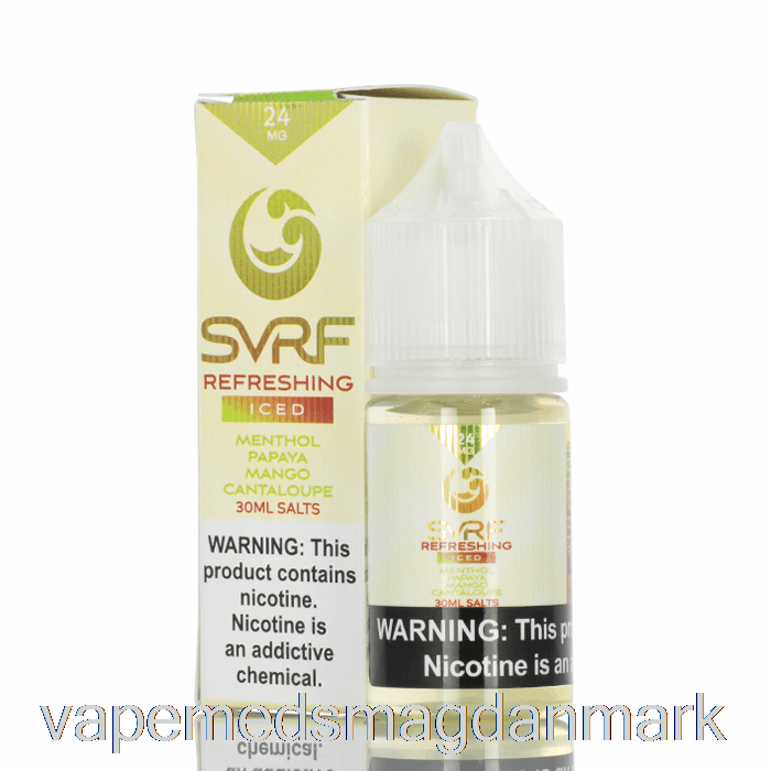 Engangs Vape Danmark Iced Forfriskende - Svrf Salt E-væske - 30ml 48mg